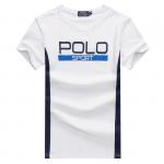 polo ralph lauren t-shirt basique broderie polo blanc
